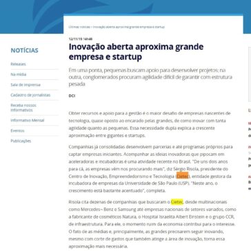 Inovação aberta aproxima grande empresa e startup – Investe São Paulo