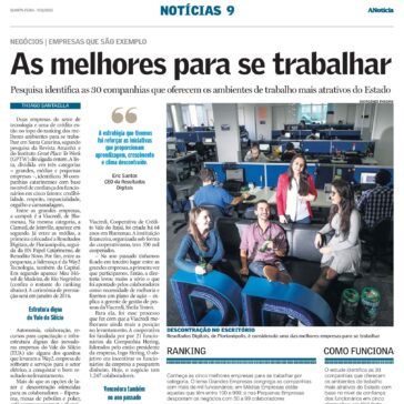 As melhores para se trabalhar – A Notícia
