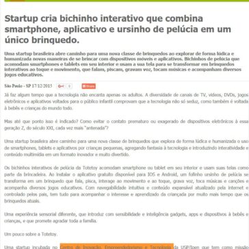 Startup cria bichinho interativo que combina smartphone, aplicativo e ursinho de pelúcia em um único brinquedo – Atualidade On-line