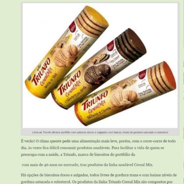 Prático e saudável: biscoito Triunfo Cereal Mix é opção para o verão – Crazykiwi