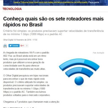 Conheça quais são os sete roteadores mais rápidos no Brasil – Tribuna Hoje