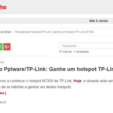 Passatempo Pplware/TP-Link: Ganhe um hotspot TP-Link M7350 – Rádio Evangelho