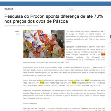 Pesquisa do Procon aponta diferença de até 70% nos preços dos ovos de Páscoa – Sim Notícias