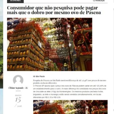 Consumidor que não pesquisa pode pagar mais que o dobro por mesmo ovo de Páscoa – Notícia Sertaneja