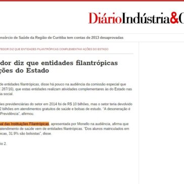 C. FED – Debatedor diz que entidades filantrópicas complementam ações do Estado – Diário Indústria & Comércio