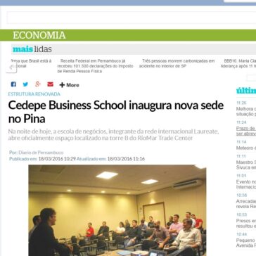 Cedepe Business School inaugura nova sede no Pina – Diário de Pernambuco