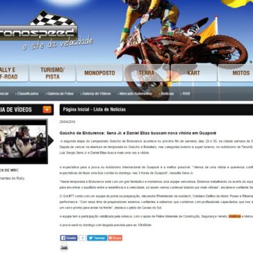 Gaúcho de Endurence: Sena Jr. e Daniel Elias buscam nova vitória em Guaporé – Cronospeed