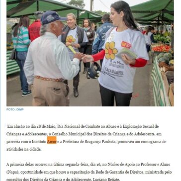 Ações visam combater abuso e exploração sexual de crianças e adolescentes – Bragança Jornal diário