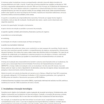 Incubadoras: do modelo tradicional à virtualidade – ABCD Maior