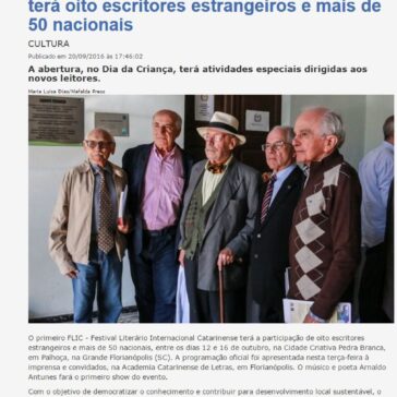 Festival Literário Internacional Catarinense terá oito escritores estrangeiros e mais de 50 nacionais – Portal da Ilha