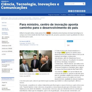 Para ministro, centro de inovação aponta caminho para o desenvolvimento do país – Ministério da Ciência, Tecnologia e Inovação