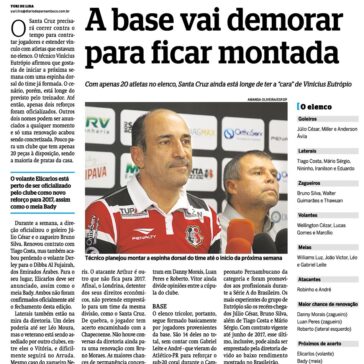 A base vai demorar para ficar montada – Diário de Pernambuco