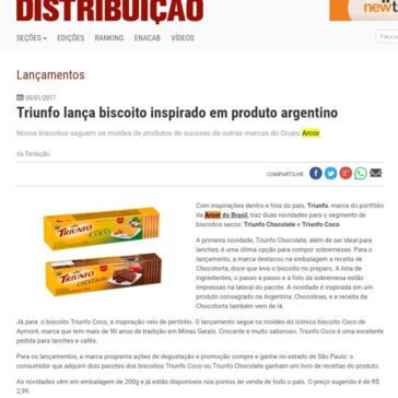 Triunfo lança biscoito inspirado em produto argentino – Revista Distribuição