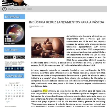 INDÚSTRIA REDUZ LANÇAMENTOS PARA A PÁSCOA – Blog do Zebrão