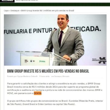 BMW Group investe R$ 5 milhões em pós-vendas no Brasil – Portal Mecânica Online