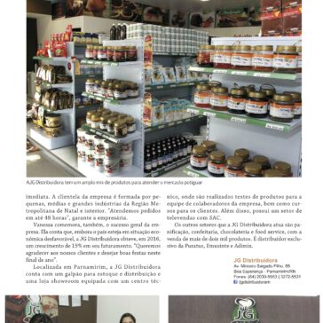 JG Distribuidora também atende o segmento de sorveteria – Revista Deguste