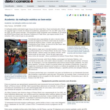 Academia: da malhação estética ao bem-estar – Site – Diário do Comércio