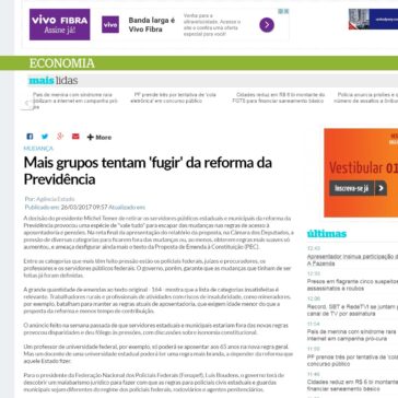 Mais grupos tentam ‘fugir’ da reforma da Previdência – Diário de Pernambuco