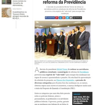 Mais grupos tentam ‘fugir’ da reforma da Previdência – Época Negócios