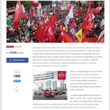Mais grupos tentam ‘fugir’ da reforma da Previdência – Notícias ao Minuto
