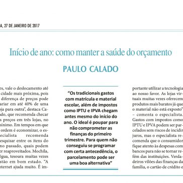 Início de ano: Como manter a saúde do orçamento – Diário da Região