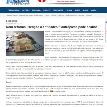 Com reforma, isenção a entidades filantrópicas pode acabar – Acesse Notícias
