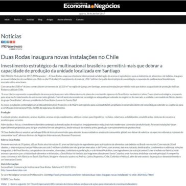 Duas Rodas inaugura novas instalações no Chile – Revista Portuária