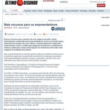 Mais recursos para os empreendedores – Site – Último Segundo