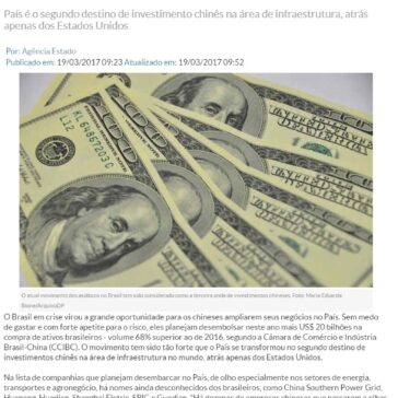 Chineses querem investir US$ 20 bi no Brasil – Diário de Pernambuco