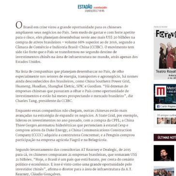 Chineses querem investir US$ 20 bilhões no Brasil – Portal Metrópoles