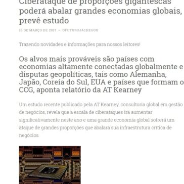 Ciberataque de proporções gigantescas poderá abalar grandes economias globais, prevê estudo – O Futuro já chegou