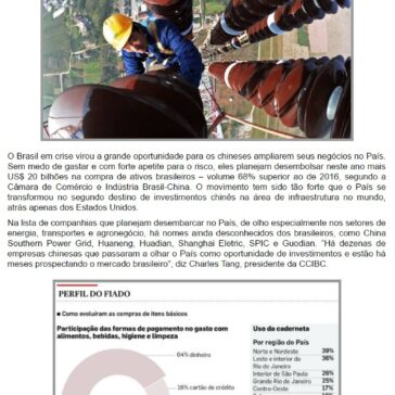 Nova onda de investimentos chineses deve trazer US$ 20 bi para o Brasil – Blog Siga Fábio Júnior