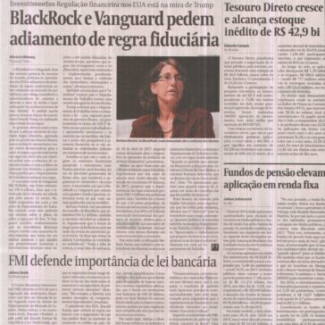 BlackRock e Vanguard pedem adiamento de regra fiduciária – Valor Econômico