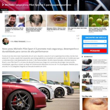 Michelin lança novo pneu Pilot Sport 4 S para superesportivos – Carplace