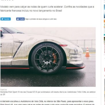 Michelin lança pneu para supercarros no Brasil. E nós aceleramos alguns deles – Clique F5