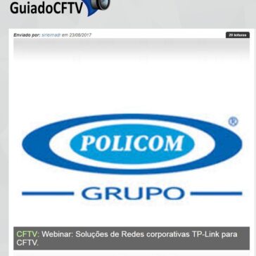 Webinar: Soluções de Redes corporativas TP-Link para CFTV – Guia do CFTV
