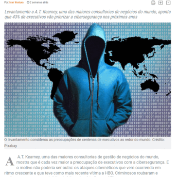 CRESCE O TEMOR DE CIBERATAQUES NO MUNDO CORPORATIVO, DIZ PESQUISA – No Varejo