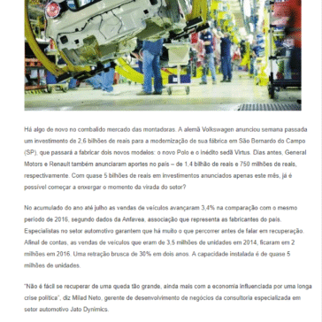 A longa e penosa crise das montadoras chegou ao fim? – Blog das Locadoras de Veículos