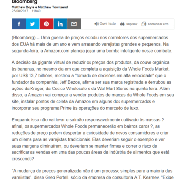 Cortes de preços da Amazon revolucionam supermercados – UOL Economia