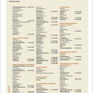 GUIA DO COMPRADOR 2017 – Aditivos & Ingredientes