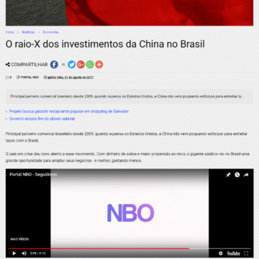 O raio-X dos investimentos da China no Brasil – NBO