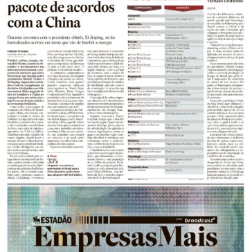 Temer busca pacote de acordos com a China – O Estado de S. Paulo