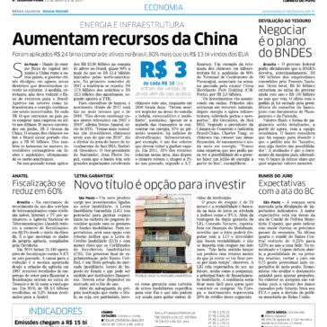 Aumentam recursos da China – Correio do Povo