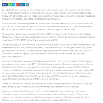 China já investiu R$ 60 bilhões na compra de empresas no Brasil desde 2015 – IstoÉ Dinheiro