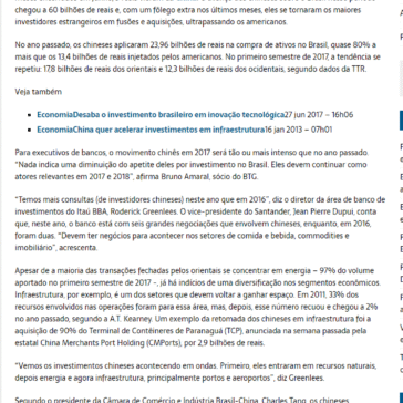 China investiu R$ 60 bilhões na compra de empresas no Brasil – Jornal Tijucas Online