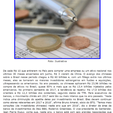 AOS POUCOS A CHINA VAI COMPRANDO BRASIL – Rádio Web Juazeiro