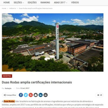 Duas Rodas amplia certificações internacionais – Distribuição
