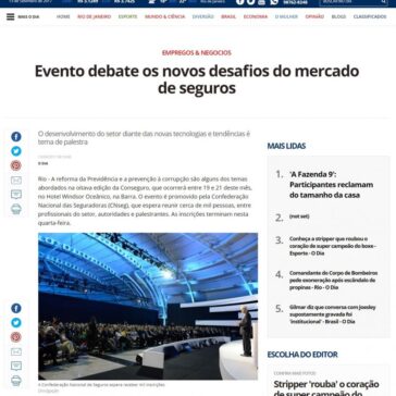 Evento debate os novos desafios do mercado de seguros – O Dia