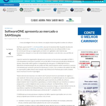 SoftwareONE apresenta ao mercado o SAMSimple – InforChannel
