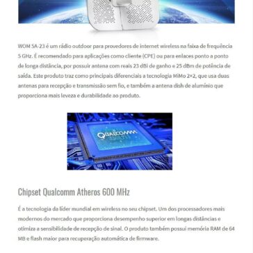 Lançamento: WOM 5A-23 Intelbras – Blog Bradel